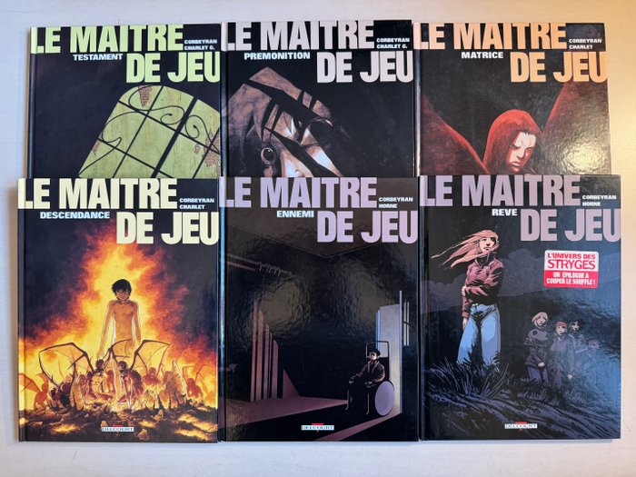 Le Maitre de Jeu T1 à T6 - Série complète - 6x C - 6 Album - Første udgave - 2000/2008