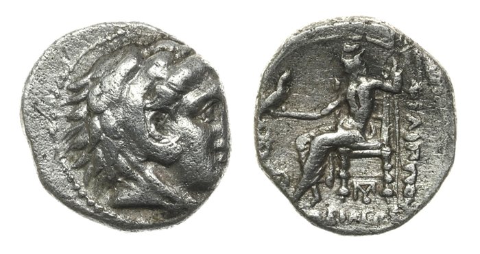 Konger af Makedonien Philip III Arrhidaios (323-317 fKr) Obol Babylon mint ca 323-317 BC / Price P191 var (drachm); Extremely Rare!