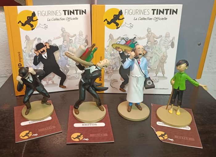 Tintin - Ensemble de 4 figurines la Collection officielle