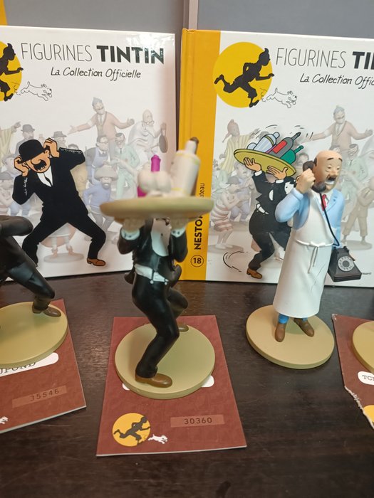 Tintin - Ensemble de 4 figurines la Collection officielle