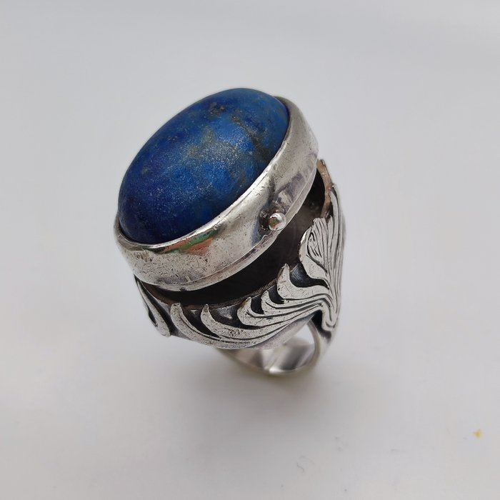 Ingen mindstepris - Ring Sølv -  32.00ct. tw. Lapis lazuli - D.L. af Lagemaat