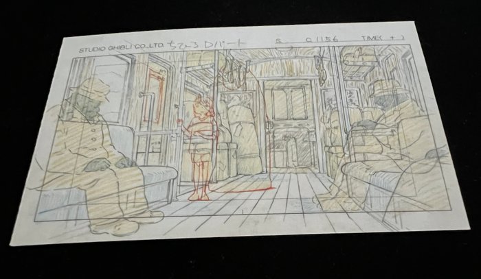 Spirited Away - 6 Anime Layout set, UV LIGHT TESTED, Free Shipping