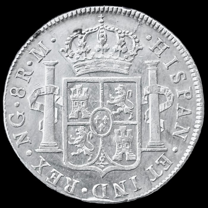 Spanien. Fernando VII (1813-1833). 8 Reales - 1821 - Guatemala M - (R298)