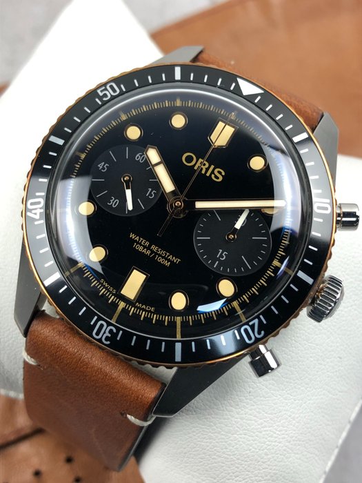 Oris - Divers Sixty Five Chronograph Automatic - 01 771 7744 4354-07 5 21 45 - Mænd - 2011-nu