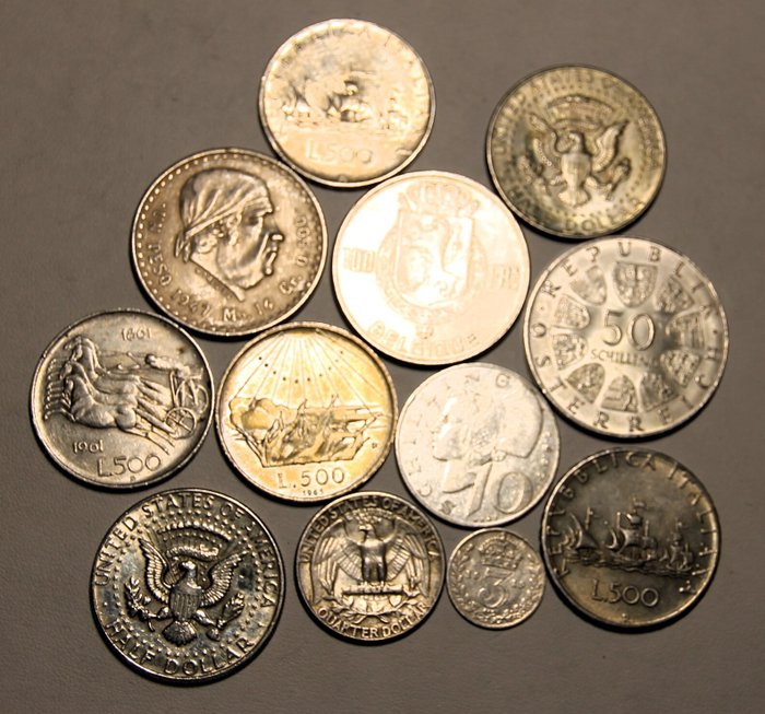 Verden. Collection of coins 1919 / 1970  (Ingen mindstepris)