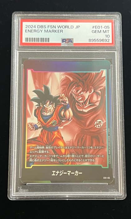 Bandai - 1 Graded card - Dragon Ball - ENERGY MAKER - PSA 10