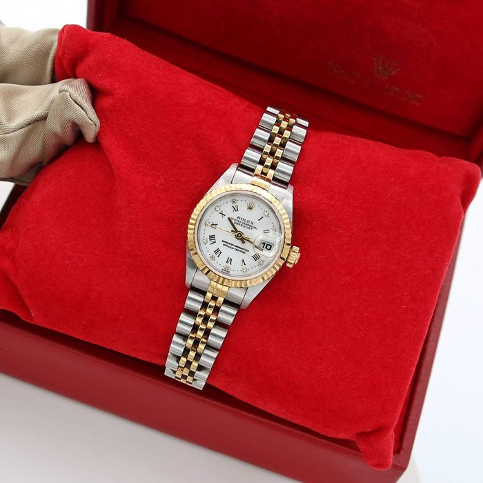 Rolex - Datejust Lady - White Diamonds Dial - ref. 69173 - Kvinder - 1980-1989