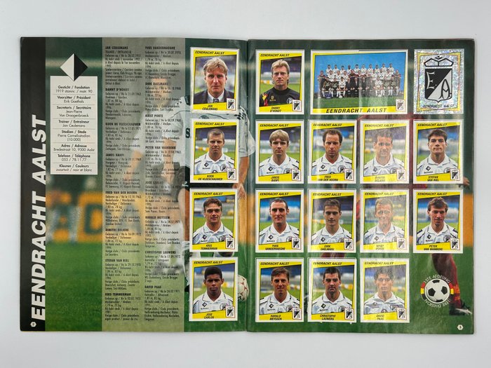 Panini - Football 97 Belgium - 1 Complete Album