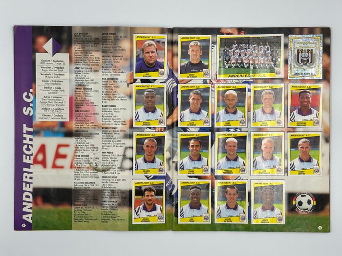 Panini - Football 97 Belgium - 1 Complete Album