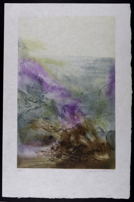 Zao Wou-Ki (1921-2013) - Canto Pisan - Hand-signed