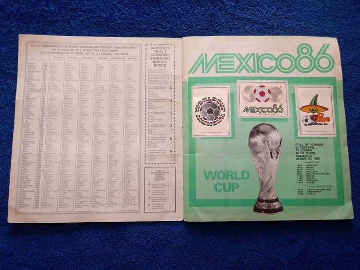 Panini - World Cup Mexico 86 - Complete Album