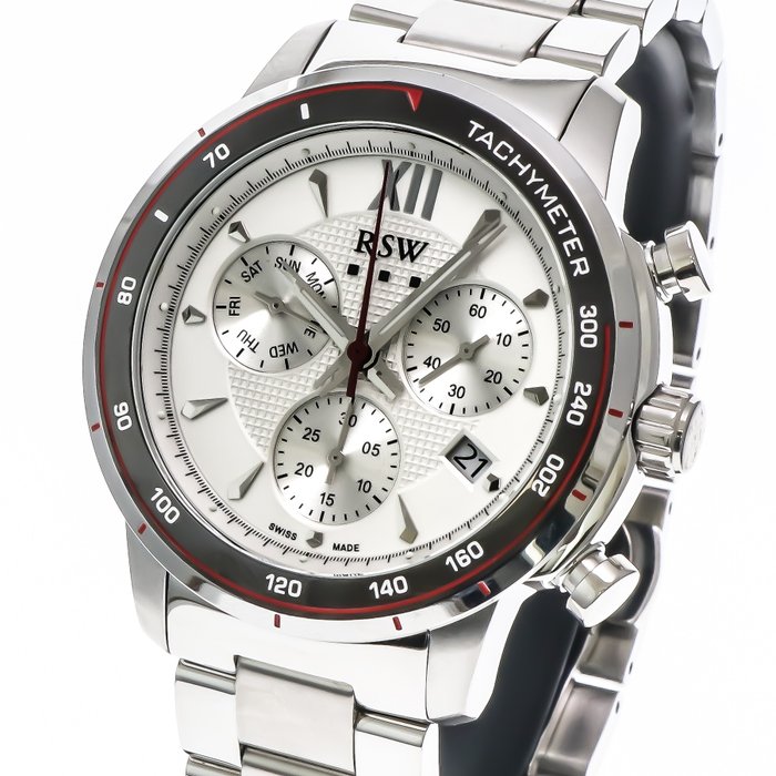 RSW - Swiss Chronograph - RSWC109-SS-1 - Ingen mindstepris - Mænd - 2011-nu