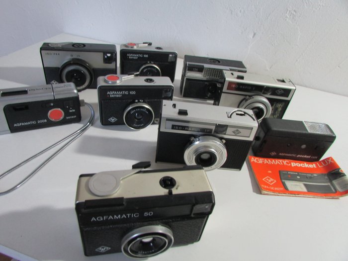 Agfa Compact / matic / Agfamatic 50 / 100 / 126 / Iso Rapid | Analogt kompaktkamera