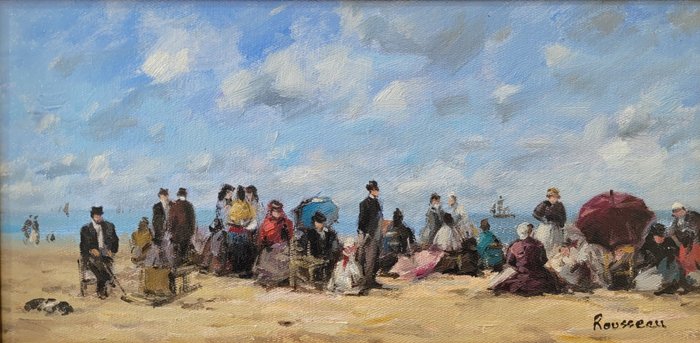 Camille Rousseau (1949) - Trouville ~ Plage Normande