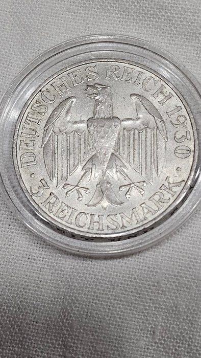 Tyskland, Det Tredje Rige Lot of 3 Reichsmark , 2 x Silbermedaille , 2 x Zeppelinalbum