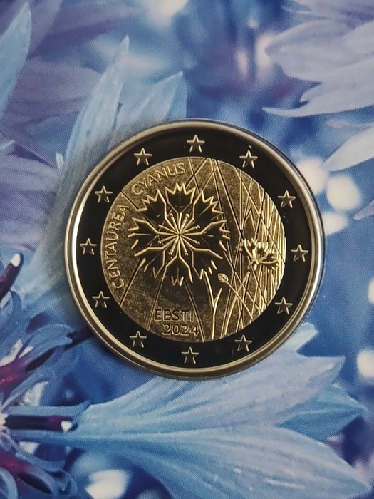 Estland 2 Euro 2024 "Cornflower"  (Ingen mindstepris)