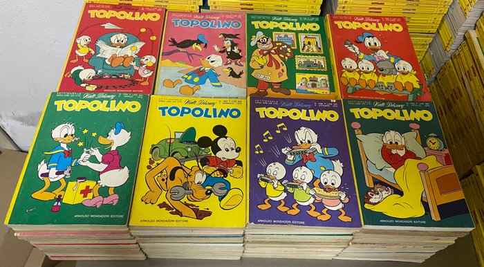 Topolino 1001/1100 - Sequenza completa - 100 Comic - Første udgave - 1974/1976