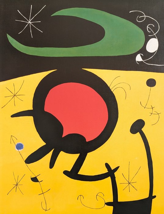 Joan Miró (after) - Edition Kunstkreis - Vuelo de pájaros / Vogelperspektive (1968) - 1990‹erne