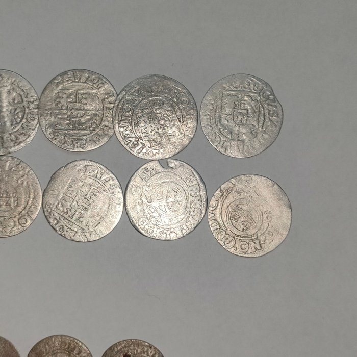 Polen. A Stunning Collection of 103x Old Polish Silver Coins ca. 1600's