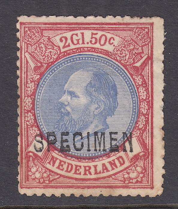 Holland 1872 - Kong Vilhelm III, med påtryk SPECIMEN - NVPH 29