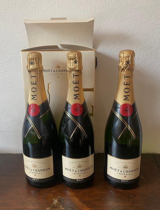 Moët  Chandon - Champagne Brut - 3 Flasker (0,75 L)