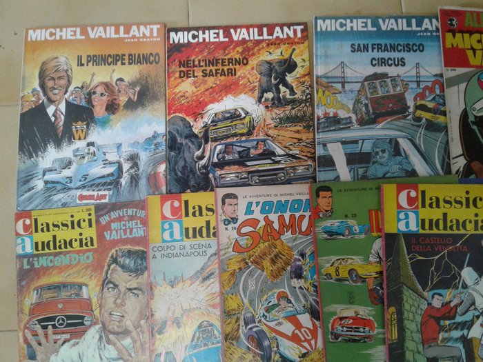 Michel Vaillant - tra Classici Audacia - Albi Ardimento e Comic Art - 10 Comic - 1965