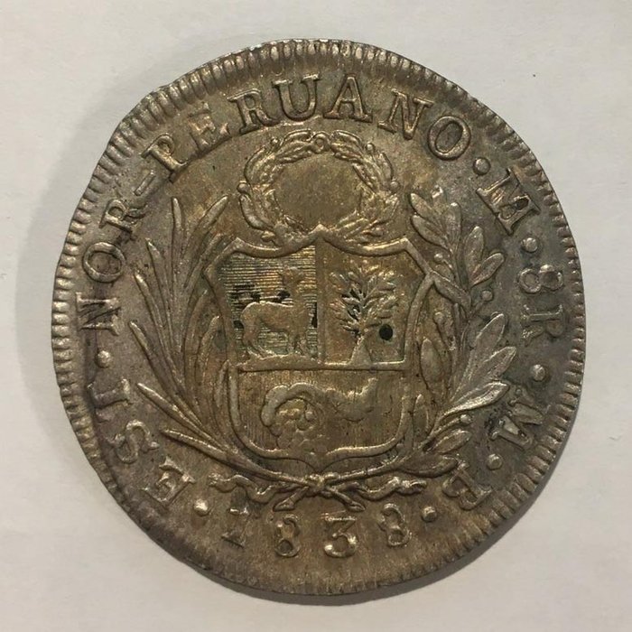 Peru 8 Reales 1838