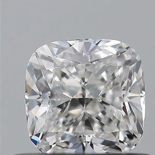 1 pcs Diamant  (Natur)  - 0.55 ct - Pude - E - IF - Gemological Institute of America (GIA)