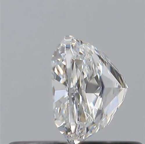 1 pcs Diamant  (Natur)  - 0.55 ct - Pude - E - IF - Gemological Institute of America (GIA)