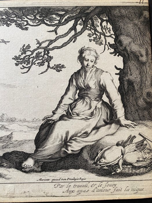 Abraham Bloemaert (1564-1651), Mariette - La bella sotto l’albero