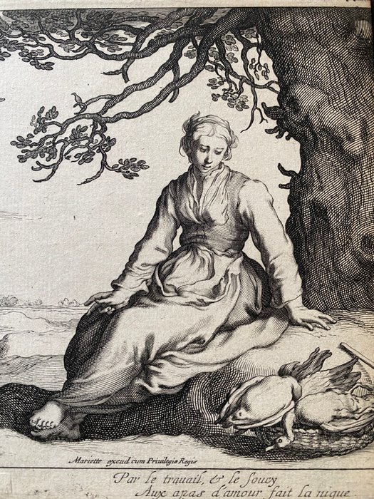 Abraham Bloemaert (1564-1651), Mariette - La bella sotto l’albero