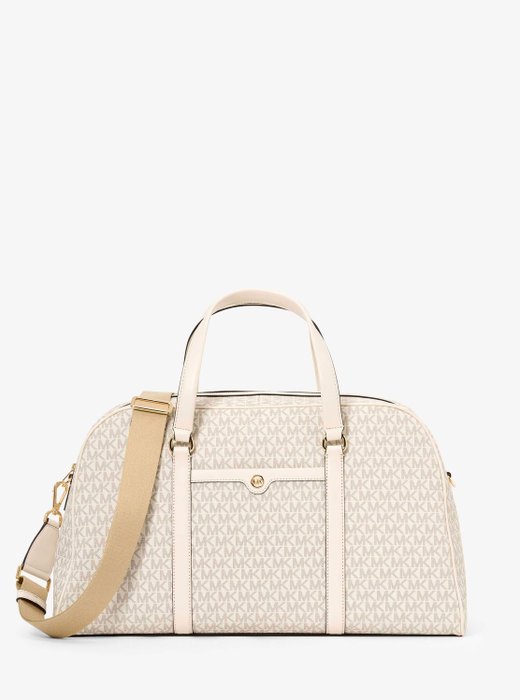 Michael Kors - Michael Kors Jet Set Travel XL Weekender LT Cream Multi - Håndtaske