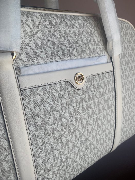 Michael Kors - Michael Kors Jet Set Travel XL Weekender LT Cream Multi - Håndtaske