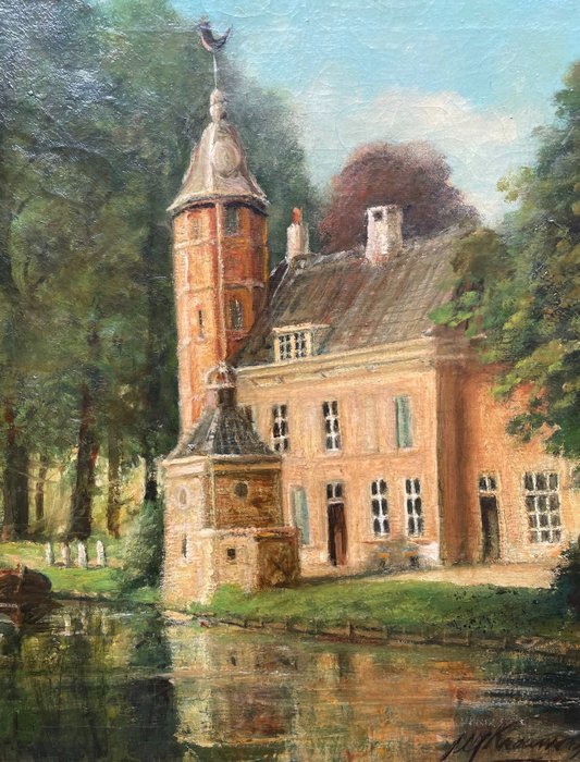 Hollandse school (XX) - Kasteel S Gravenhage