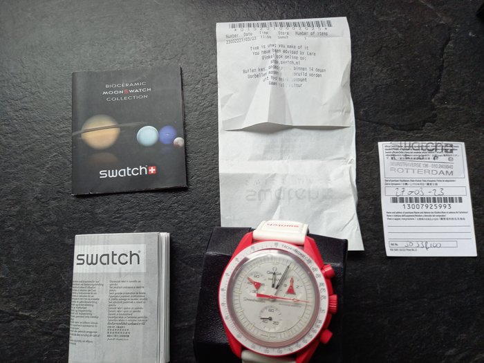 Omega x Swatch - MoonSwatch - Mission to Mars - Ingen mindstepris - Mænd - 2011-nu