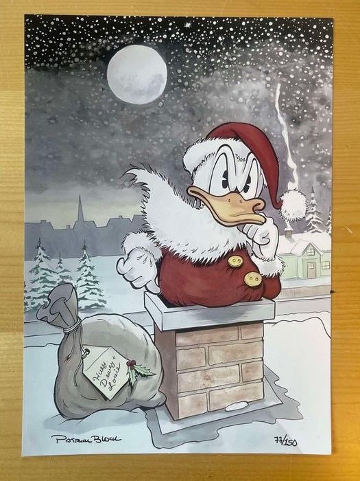 Limited-edition Disney ornament and print - 2 Too Many Cookies sølvpynt + signeret juleprint - Gallery Disneyana+ - 2024