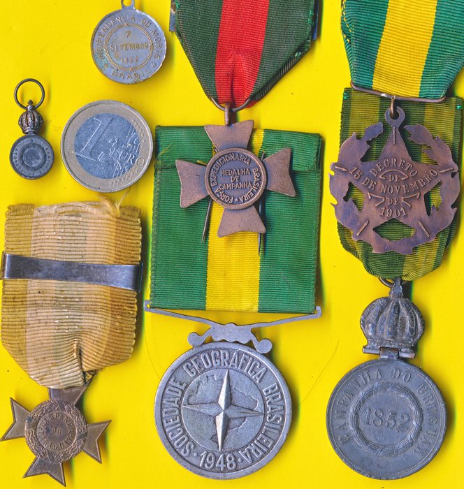 Brasilien - Medalje - brasile collezione di medaglie e decorazioni / varie epoche