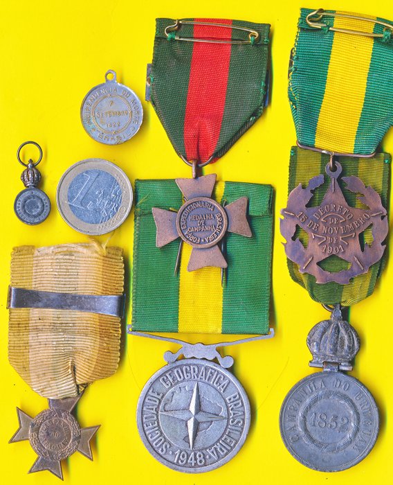 Brasilien - Medalje - brasile collezione di medaglie e decorazioni / varie epoche