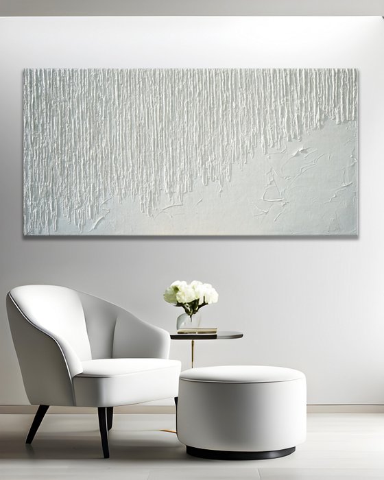 AngelArt - Textured White Flow