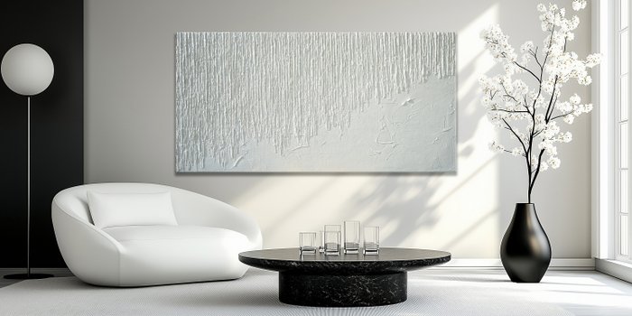 AngelArt - Textured White Flow