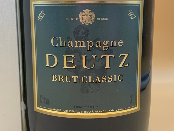 Deutz, Brut Classic - Champagne - 1 Dobbelt Magnum/Jeroboam (3,0 L)