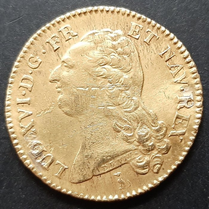 Frankrig. Ludvig 16. (1774-1792). Double Louis d'or 1786-T, Nantes