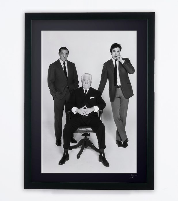 Le clan des Siciliens (1969) - Alain Delon   Jean Gabin  Lino Ventura - Fine Art Photography - Luxury Wooden Framed 70X50 cm - Limited Edition Nr 01 of 30 - Serial ID 17198 - Original Certificate (COA), Hologram Logo Editor and QR Code - 100% New items.