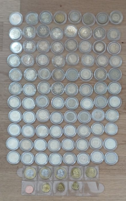 Europa Euro Various Years (97 coins)