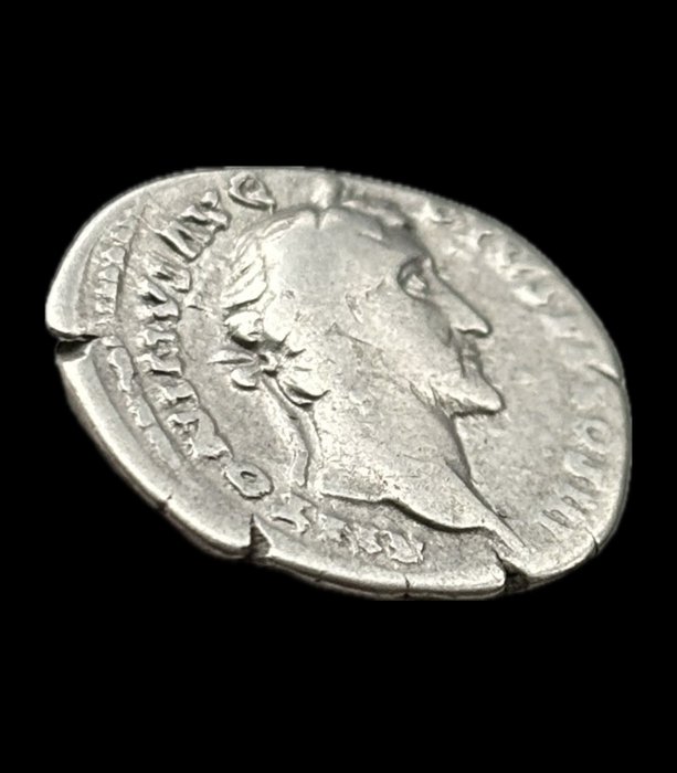 Romarriket Antoninus Pius (138-161 Denarius Rome - Antonin vêtu militairement debout à droite