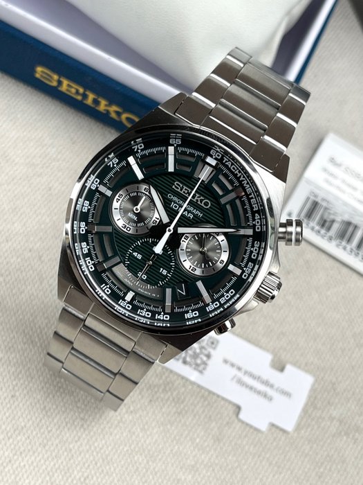 Seiko - Chronograph Date - Ingen mindstepris - SSB405P1 - Mænd - 2011-nu