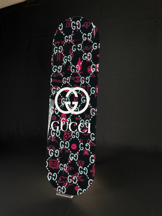 Mike Blackarts - LUXURY GUCCI  - Skateboard artwork