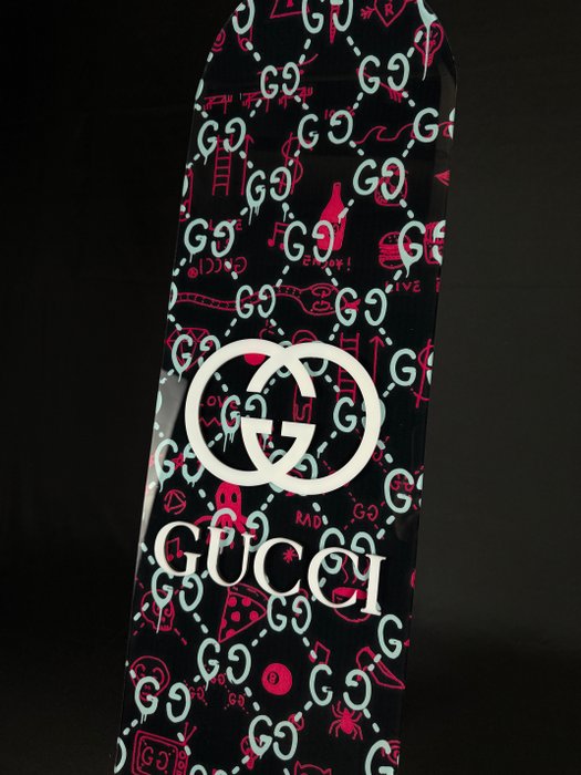 Mike Blackarts - LUXURY GUCCI  - Skateboard artwork