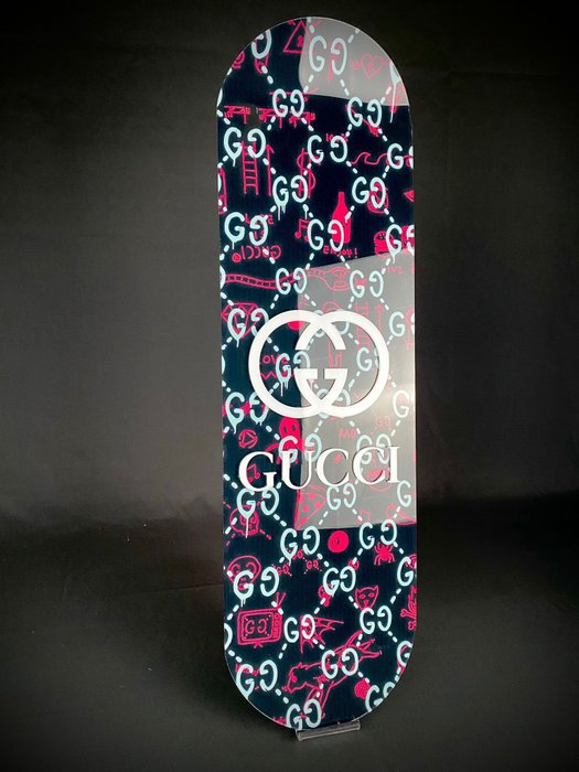 Mike Blackarts - LUXURY GUCCI  - Skateboard artwork