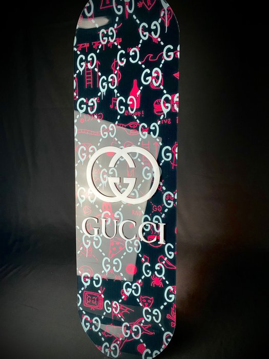 Mike Blackarts - LUXURY GUCCI  - Skateboard artwork